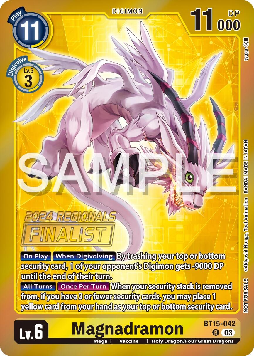 Image of Magnadramon [BT15-042] (2024 Regionals Finalist) [Exceed Apocalypse]