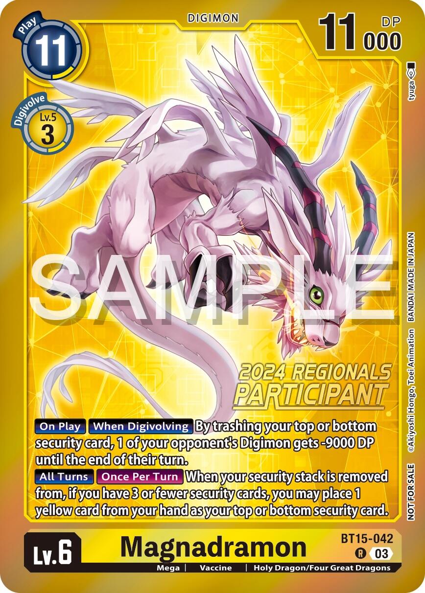 Image of Magnadramon [BT15-042] (2024 Regionals Participant) [Exceed Apocalypse]