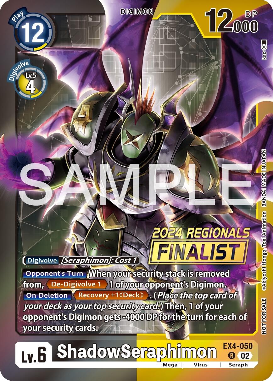 Image of ShadowSeraphimon [EX4-050] (2024 Regionals Finalist) [Alternative Being Booster]