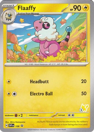 Image of Flaaffy (108) (Pikachu Stamp #5) [Battle Academy 2024]