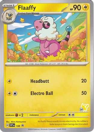 Image of Flaaffy (108) (Pikachu Stamp #37) [Battle Academy 2024]