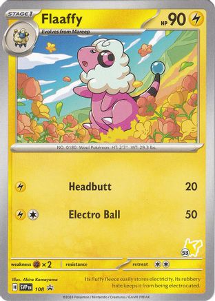 Image of Flaaffy (108) (Pikachu Stamp #53) [Battle Academy 2024]
