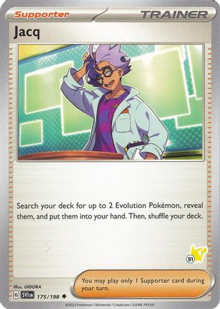 Image of Jacq (175/198) (Pikachu Stamp #51) [Battle Academy 2024]