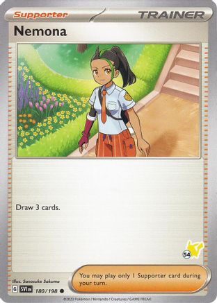 Image of Nemona (180/198) (Pikachu Stamp #54) [Battle Academy 2024]