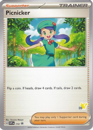 Image of Picnicker (114) (Pikachu Stamp #26) [Battle Academy 2024]