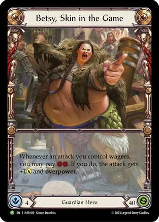 Image of Betsy, Skin in the Game (Rainbow Foil) [HER109] (Promo)  Rainbow Foil