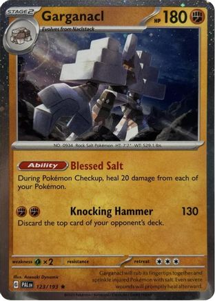 Image of Garganacl (123/193) (Cosmos Holo) [Scarlet & Violet: Paldea Evolved]