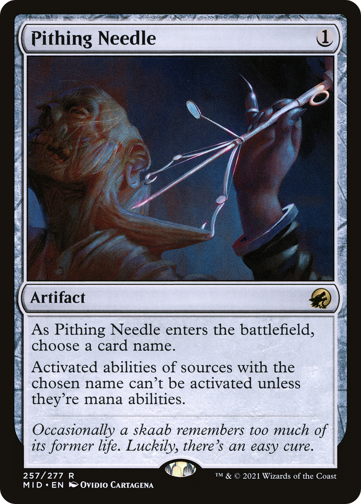 Image of Pithing Needle [Innistrad: Midnight Hunt]