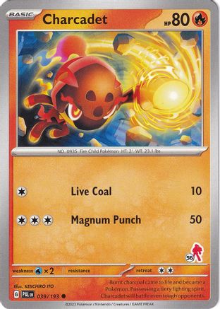 Image of Charcadet (039/193) (Armarouge Stamp #56) [Battle Academy 2024]