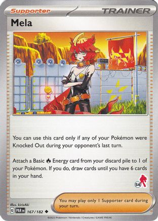 Image of Mela (167/182) (Armarouge Stamp #54) [Battle Academy 2024]