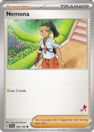 Image of Nemona (180/198) (Armarouge Stamp #41) [Battle Academy 2024]