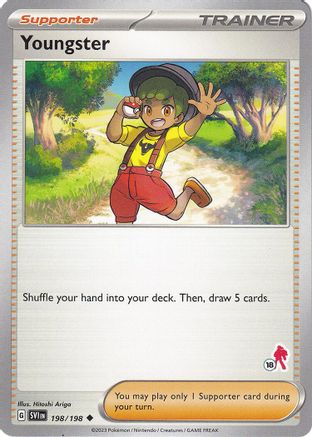 Image of Youngster (198/198) (Armarouge Stamp #18) [Battle Academy 2024]