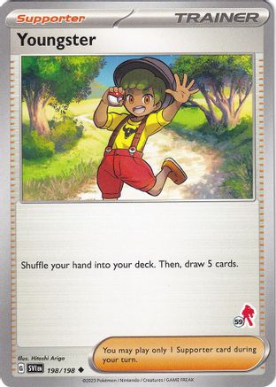 Image of Youngster (198/198) (Armarouge Stamp #59) [Battle Academy 2024]