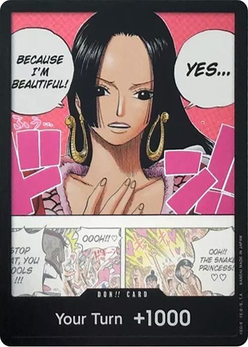 Image of DON!! Card (Boa Hancock) (Double Pack Set Vol. 4) [500 Years in the Future]