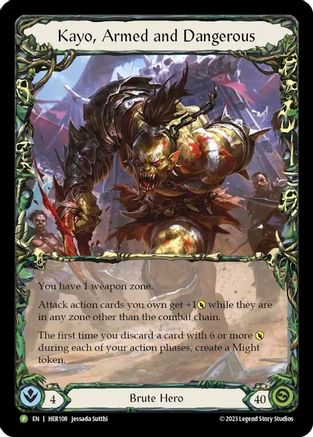 Image of Kayo, Armed and Dangerous [HER108] (Promo)  Rainbow Foil