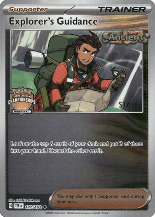 Image of Explorer's Guidance 147/162  - Reverse Holofoil League & Championship Cards - Uncommon
