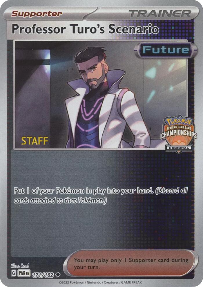 Image of Professor Turo's Scenario (171/182) (2023 Regional Championships Staff) [League & Championship Cards]