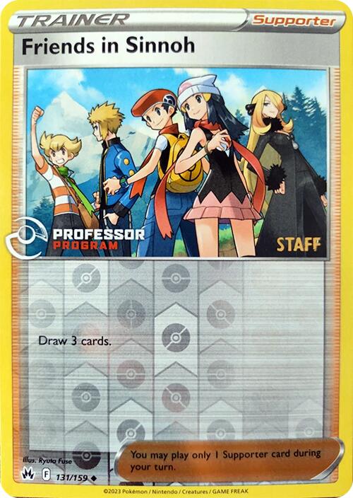 Image of Friends in Sinnoh (131/159) (2023 Staff) [Professor Program Promos]