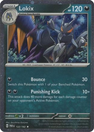 Image of Lokix (122/182) (Cosmos Holo) [Scarlet & Violet: Paradox Rift]