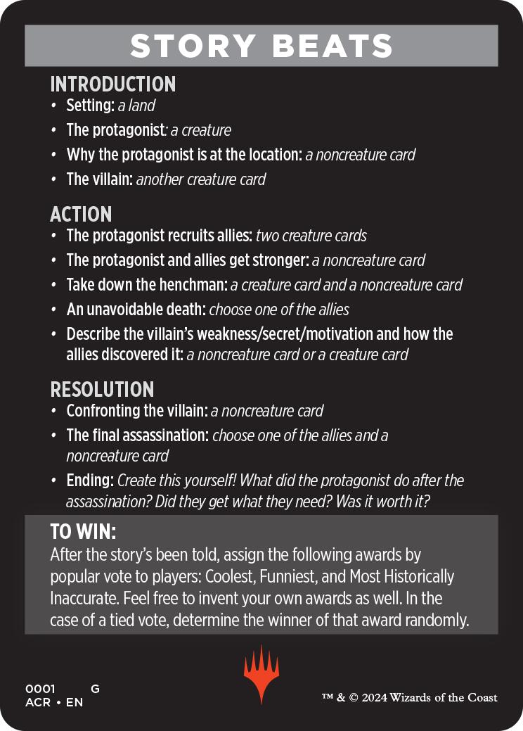 Image of Into The Story: Assassin Edition (Magic Minigame) [Assassin's Creed Minigame]