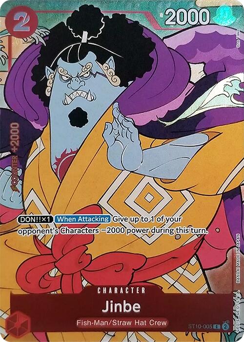 Image of Jinbe (English Version 1st Anniversary Set) [One Piece Promotion Cards]