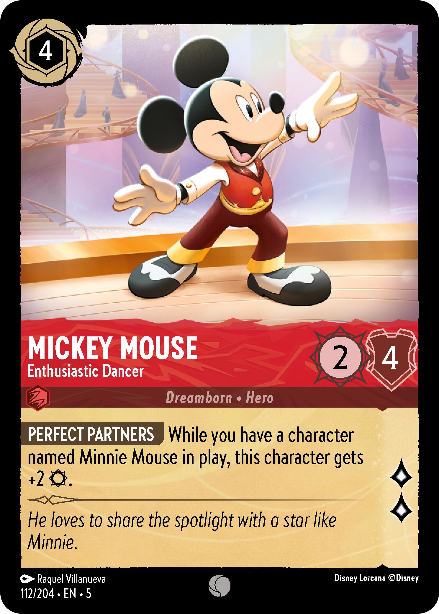 Image of Mickey Mouse - Enthusiastic Dancer (112/204) [Shimmering Skies]