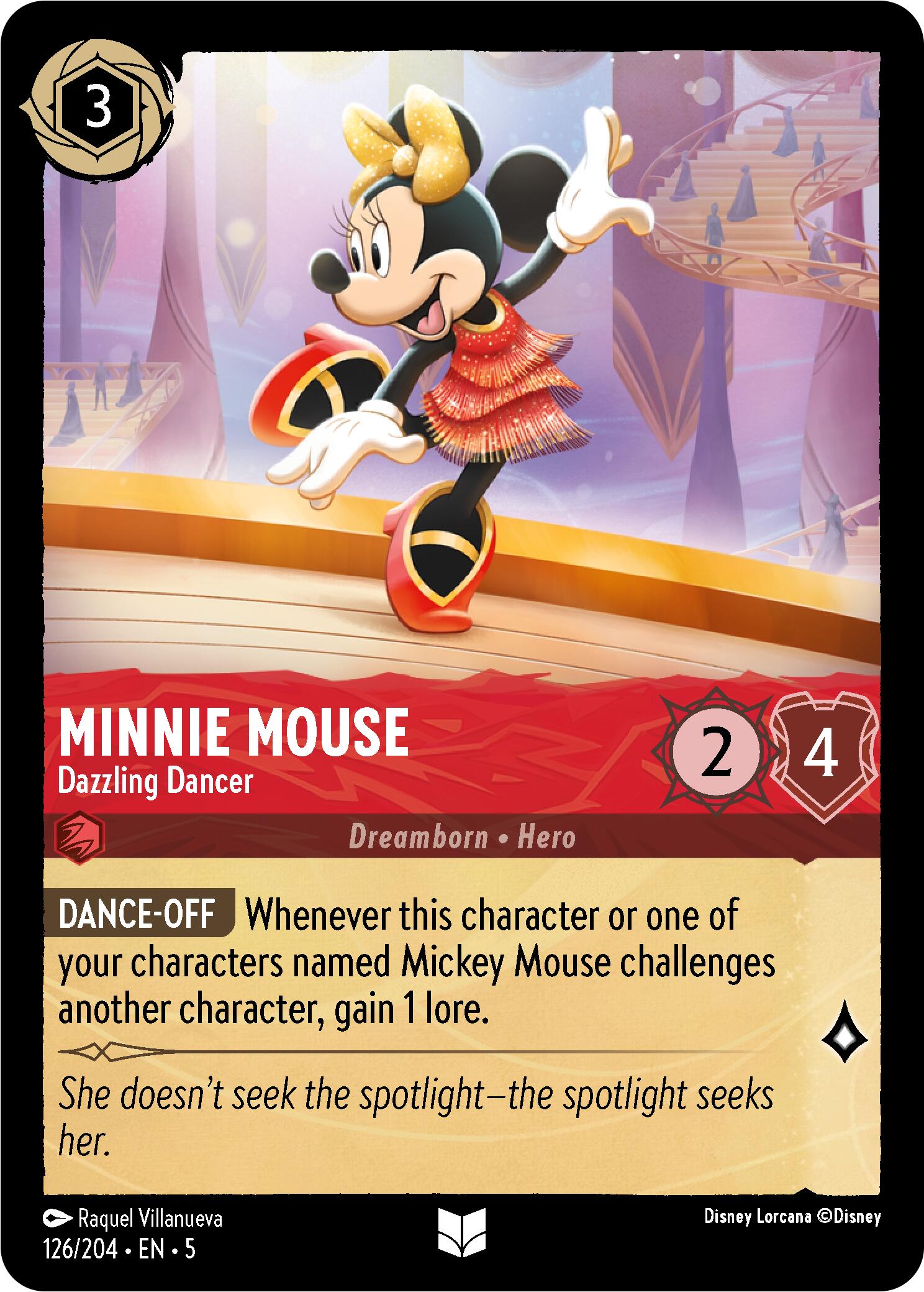 Image of Minnie Mouse - Dazzling Dancer (126/204) [Shimmering Skies]