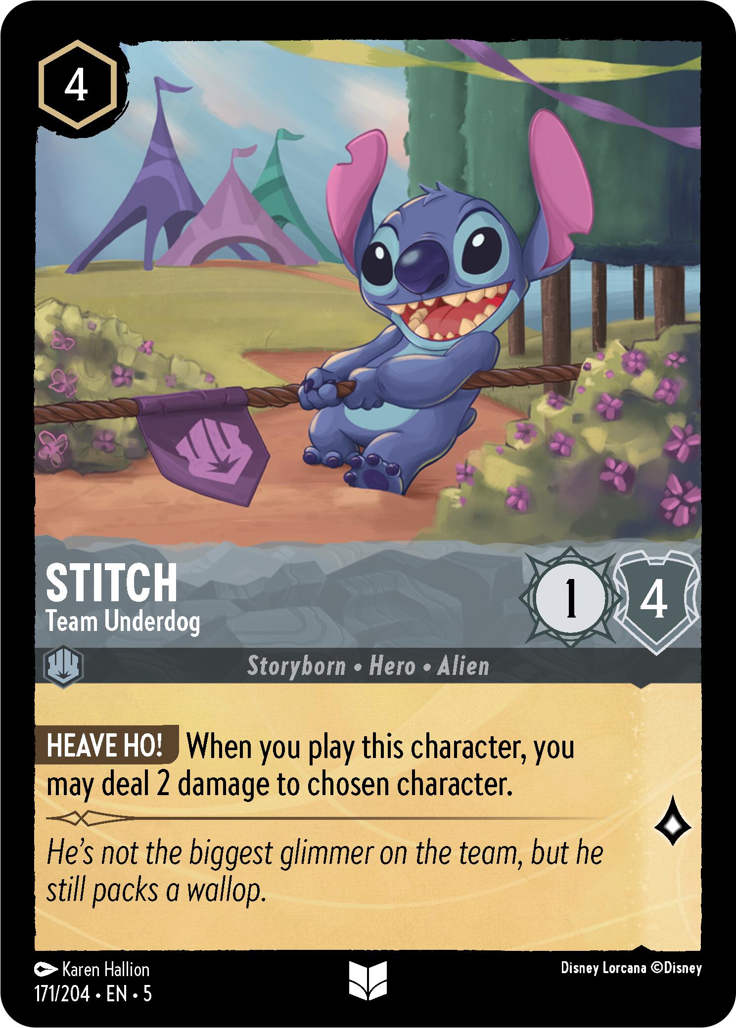 Image of Stitch - Team Underdog (171/204) [Shimmering Skies]