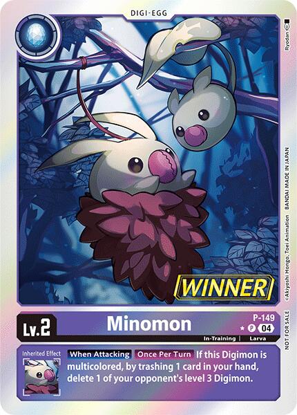 Image of Minomon [P-149] (Store Tournament 2024 Jul. – Sep. Winner Pack) [Promotional Cards]