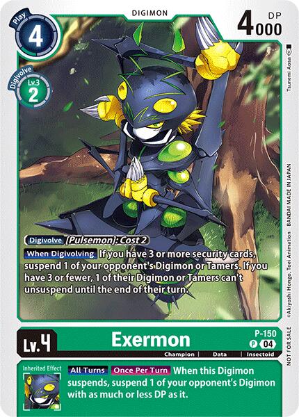 Image of Exermon [P-150] (Store Tournament 2024 Jul. – Sep. Participation Pack) [Promotional Cards]