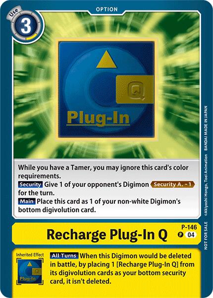 Image of Recharge Plug-In Q [P-146] (Store Tournament 2024 Jul. – Sep. Participation Pack) [Promotional Cards]