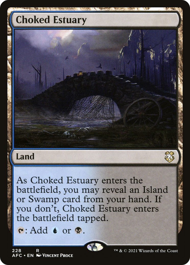 Image of Choked Estuary [Dungeons & Dragons: Adventures in the Forgotten Realms Commander]