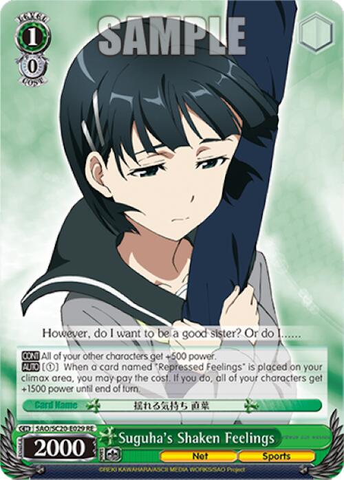 Image of Suguha's Shaken Feelings [Sword Art Online Chronicle Set]