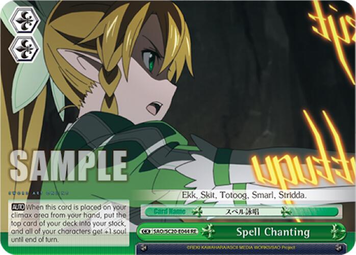 Image of Spell Chanting [Sword Art Online Chronicle Set]