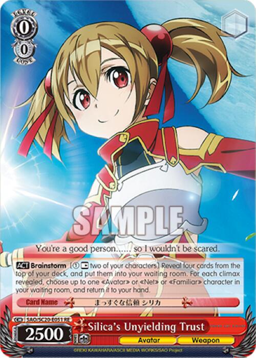 Image of Silica's Unyielding Trust [Sword Art Online Chronicle Set]