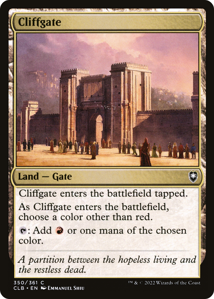 Image of Cliffgate [Commander Legends: Battle for Baldur's Gate]
