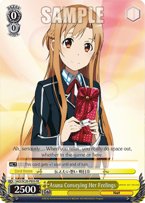 Image of Asuna Conveying Her Feelings [Sword Art Online Chronicle Set]