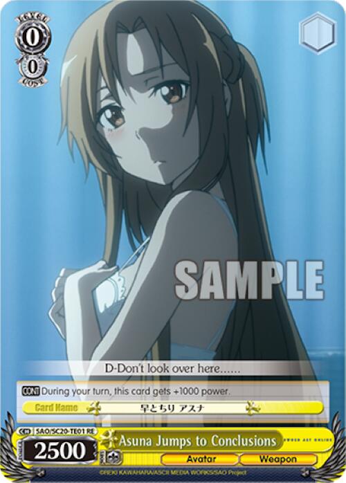 Image of Asuna Jumps to Conclusions (TD) [Sword Art Online Chronicle Set]