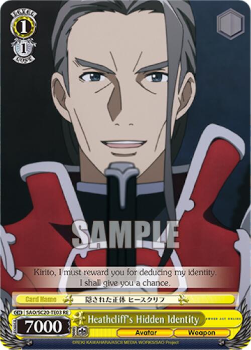 Image of Heathcliff's Hidden Identity (TD) [Sword Art Online Chronicle Set]