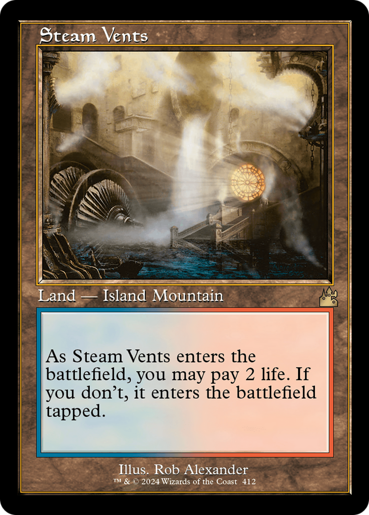 Image of Steam Vents (Retro) [Ravnica Remastered]