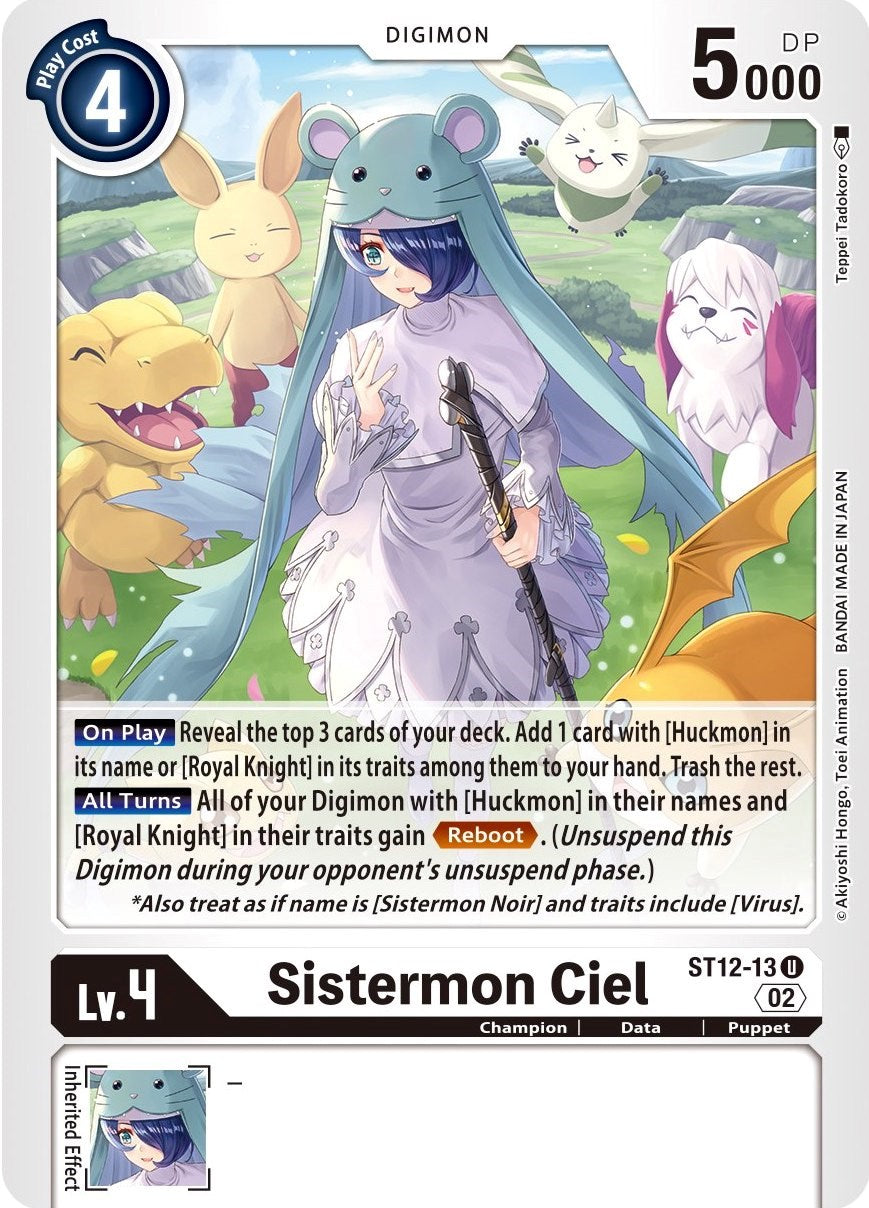 Image of Sistermon Ciel [ST12-13] [Starter Deck: Jesmon]