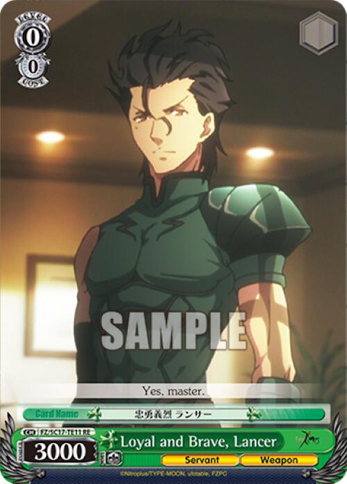 Image of Loyal and Brave, Lancer (TD) [Fate/Zero Chronicle Set]