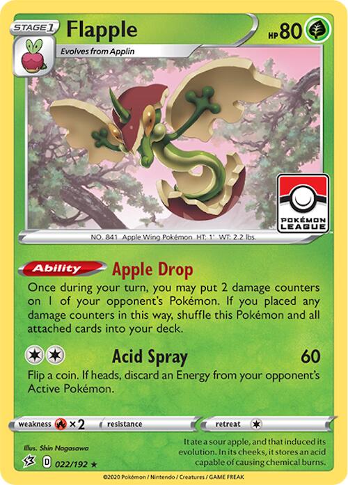 Image of Flapple (022/192) (2024 League Promo) [League & Championship Cards]