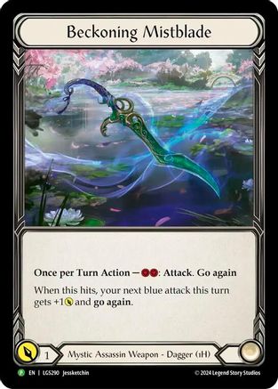 Image of Beckoning Mistblade [LGS290] (Promo)  Rainbow Foil