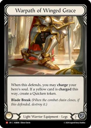 Image of Warpath of Winged Grace [ASB006] (Armory Deck: Boltyn)  Rainbow Foil