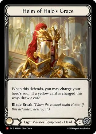 Image of Helm of Halo's Grace [ASB003] (Armory Deck: Boltyn)  Rainbow Foil