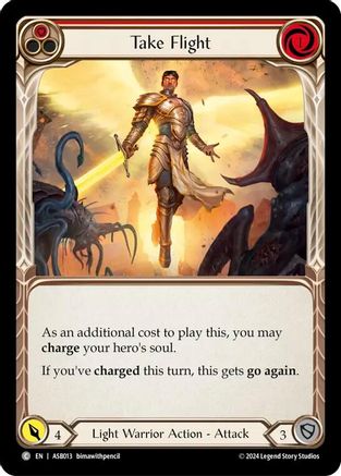 Image of Take Flight (Red) [ASB013] (Armory Deck: Boltyn)