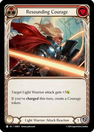 Image of Resounding Courage (Red) [ASB015] (Armory Deck: Boltyn)