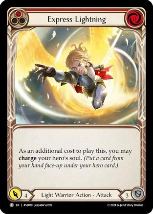 Image of Express Lightning (Red) [ASB010] (Armory Deck: Boltyn)