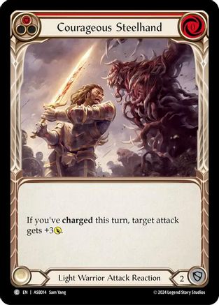 Image of Courageous Steelhand (Red) [ASB014] (Armory Deck: Boltyn)